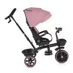 Moni SUMMER tricikli szülőkaros, zenél, játék tartókkal PINK