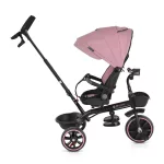 Moni SUMMER tricikli szülőkaros, zenél, játék tartókkal PINK