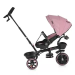 Moni SUMMER tricikli szülőkaros, zenél, játék tartókkal PINK
