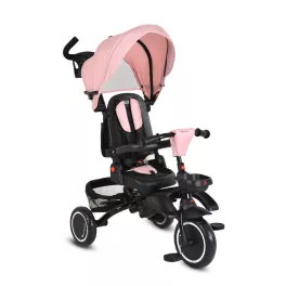 Moni CRUZ tricikli napfénytetővel, összecsukható PINK