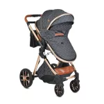 MONI Alma 0-15 kg babakocsi sport/mózes FEKETE