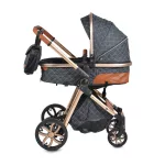 MONI Alma 0-15 kg babakocsi sport/mózes FEKETE