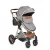 MONI Alma 0-15 kg babakocsi sport/mózes SÖTÉT SZÜRKE