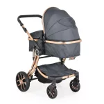 Polly 2 in1 babakocsi SZETT:sport+mózes+kistáska 107985 FEKETE