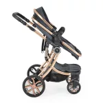 Polly 2 in1 babakocsi SZETT:sport+mózes+kistáska 107985 FEKETE