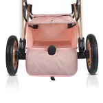 MONI Midas átalakítható sport/mózes babakocsi + táska, +fekvőbetét PINK