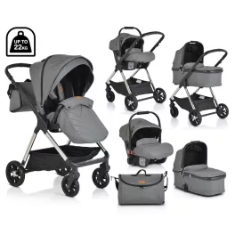 Cangaroo Empire 3in1 babakocsi szett s szürke