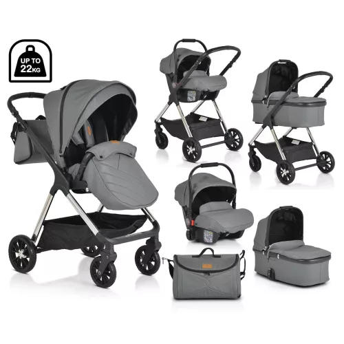 Cangaroo Empire 3in1 babakocsi szett s szürke