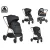 Cangaroo Hydra 2in1 babakocsi fekete