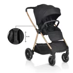 Cangaroo Hydra 2in1 babakocsi fekete