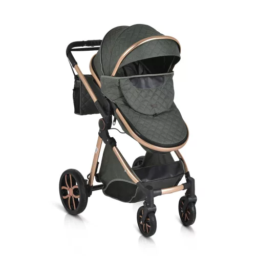MONI Alma 0-15 kg babakocsi sport/mózes zöld