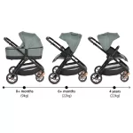Cangaroo Macan 2in1 babakocsi zöld