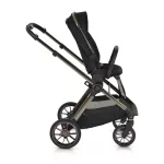 iCLICK Babakocsi 2in1 szett 22kg, aluminium váz, fordítható ülés, autom. csukható FEKETE