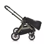iCLICK Babakocsi 2in1 szett 22kg, aluminium váz, fordítható ülés, autom. csukható FEKETE