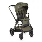 iCLICK Babakocsi 2in1 szett 22kg, aluminium váz, fordítható ülés, autom. csukható ZÖLD