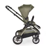 iCLICK Babakocsi 2in1 szett 22kg, aluminium váz, fordítható ülés, autom. csukható ZÖLD