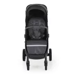 BUGGY babakocsi lapracsukható, nagy kerekek, könnyű FEKETE