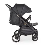 BUGGY babakocsi lapracsukható, nagy kerekek, könnyű FEKETE