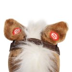 Moni Toys Kerekes hintaló Chipper sötétbarna