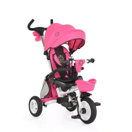 Moni BYOX Flexy lux tricikli szülőkaros pink