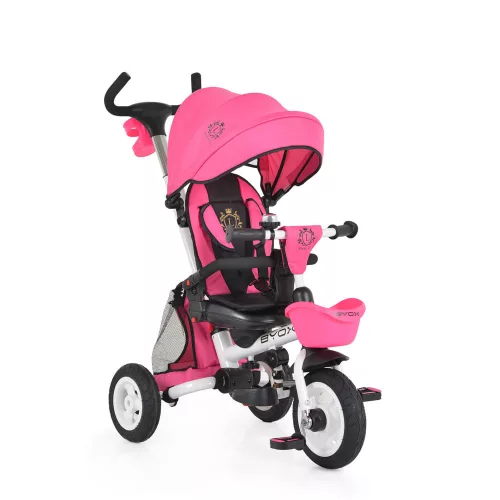 Moni BYOX Flexy lux tricikli szülőkaros pink