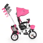 Moni BYOX Flexy lux tricikli szülőkaros pink