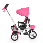 Moni BYOX Flexy lux tricikli szülőkaros pink