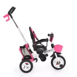 Moni BYOX Flexy lux tricikli szülőkaros pink