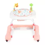 Moni Zoo 2in1 átalakítható bébikomp járássegítős pink