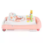 Moni Zoo 2in1 átalakítható bébikomp járássegítős pink