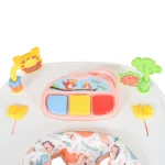 Moni Zoo 2in1 átalakítható bébikomp járássegítős pink
