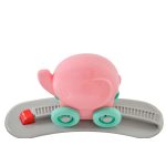 MAGIC FUN Baba ugráló pasztel játékkal pink