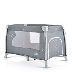 iSleep utazóágy, multifunkciós, pelenkázóval, játékkal, kupolával SZÜRKE