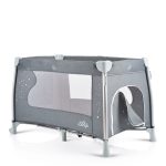 iSleep utazóágy, multifunkciós, pelenkázóval, játékkal, kupolával SZÜRKE