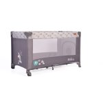 Cangaroo Africa 1 szintes utazóágy 14 kg-ig szürke