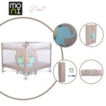 MONI Giant járóka összecsukható BÉZS/SZÜRKE