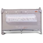 Cangaroo Once upon2 2 szint utazóágy zenélő forgó játékkal szürke