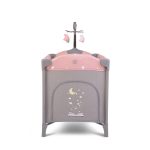 Cangaroo Once upon2 2 szint utazóágy zenélő forgó játékkal pink