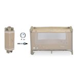 MONI Sleepy összecsukható luxus babaágy 2 szint bézs