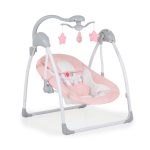 JESSICA elektromos hinta klasszikus, előre, hátra hintáztató PINK