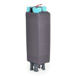 MONI Tommy összecsukható utazóágy 2 szintes, kibújós türkiz