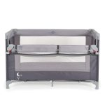 MONI Next level utazóágy lehajtható oldalfal 2 szint szürke