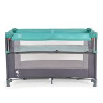 MONI Next level utazóágy lehajtható oldalfal 2 szint türkiz