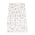 CLASSICO szivacsmatrac 9cm 120x60cm textil huzat FEHÉR csillagos