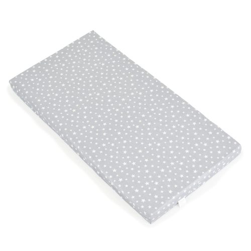 CLASSICO szivacsmatrac 9cm 120x60cm textil huzat SZÜRKE csillagos