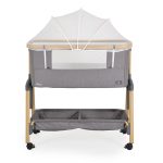 AMO babaöböl, 7 poziciós,szúnyoghálóval, tároló kosárral V.SZÜRKE