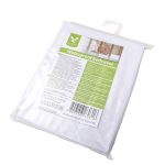 Matracvédő lepedő 60x120cm két rétegű FEHÉR