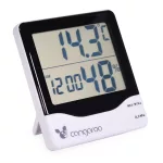Moni Cangaroo Thermometer hőmérő, páratartalom mérővel és digitális órával zöld/fehér
