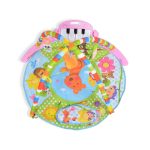 Baby piano játszószőnyeg zongorás lány pink