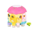 Műanyagjáték GOMBAHÁZ formaberakó PINK